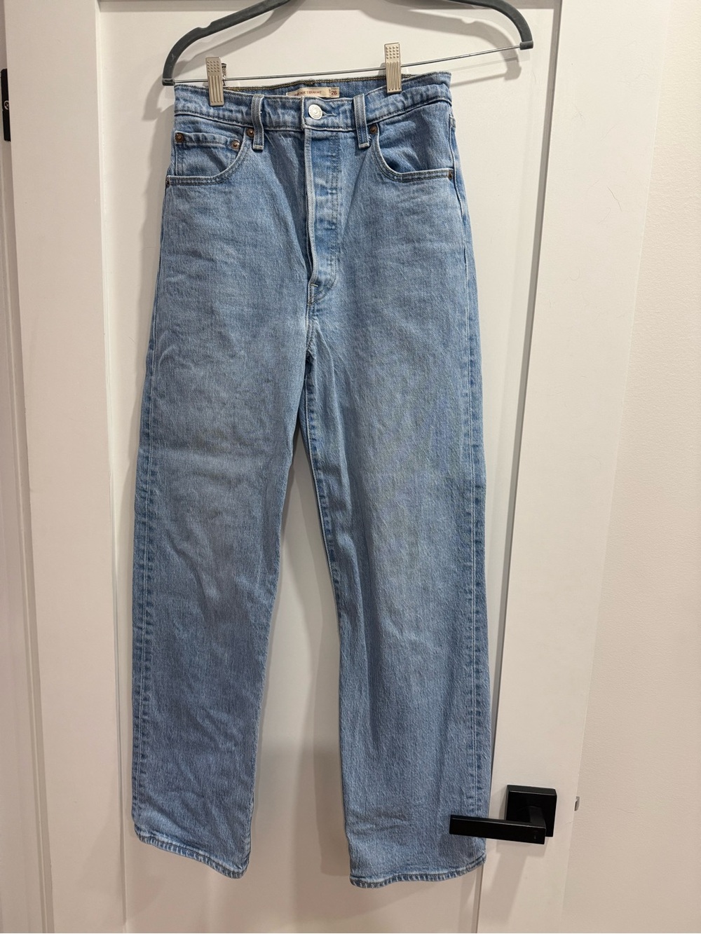 Levi's Light Blue High-Rise Women’s Straight Jeans